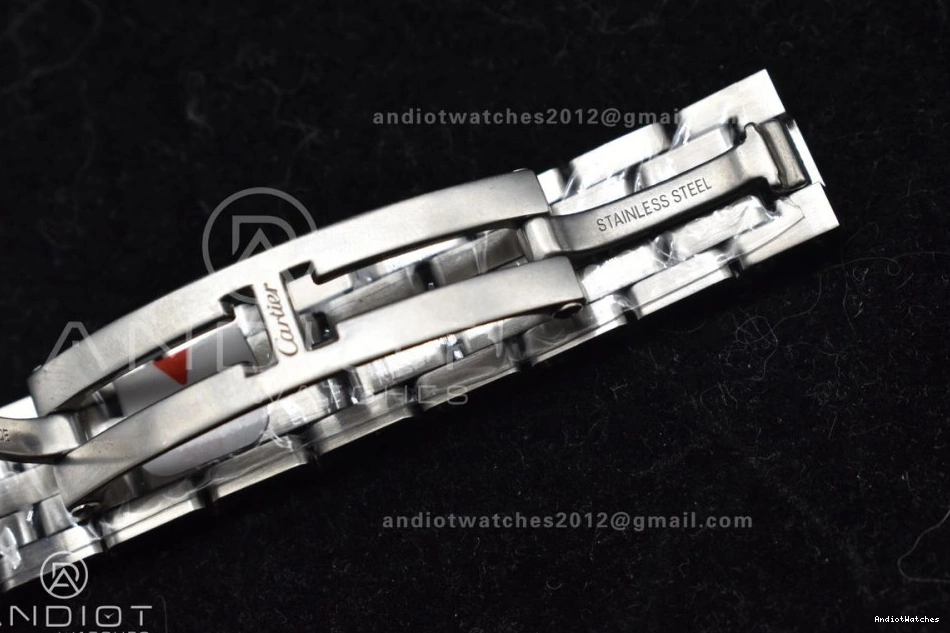 Edition Panthère BVF Best Dial on 1006 22mm 1:1 Quartz Ronda SS SS White Bracelet Snug Diamonds Bezel 0330